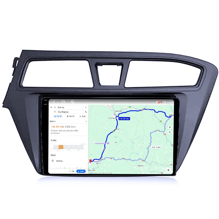 Navigatie dedicata Hyundai i20 2015-2017, 4GB RAM 64GB ROM, Octacore, Android 14, Display QLED 1K 9", Carplay&Android Auto, SIM 4G, Ventilator Activ [4]
