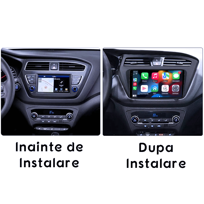 Navigatie dedicata Hyundai I20 2015-2017, 4GB RAM 64GB ROM, Procesor Qualcomm Octacore, Android 14, Rezolutie 2K, Display QLED 9", DSP, Carplay&Android Auto, SIM 4G [6]