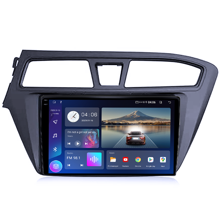 Navigatie dedicata Hyundai I20 2015-2017, 4GB RAM 64GB ROM, Quad Core, Display 9" QLED 1K, Carplay, Android 14, Bluetooth, Magazin Play, Suport Camere AHD [3]