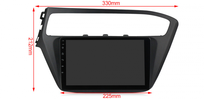 Navigatie dedicata Hyundai i20 2017-2018, 4 GB RAM 32 ROM, Android 13, Display QLED, 9", DSP, Carplay, Android Auto, Internet, Youtube , Waze , WI-FI , USB , Bluetooth [6]