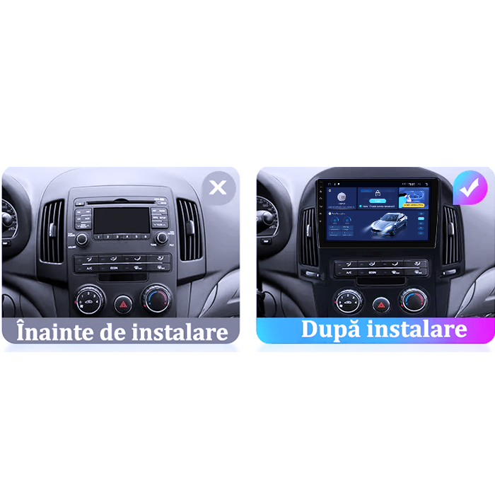 Navigatie dedicata Hyundai i30 2007-2012, DUDU3, 4GB RAM 64GB ROM, Octacore, Platforma 8581, Android, Display QLED 9", DSP, Carplay&AndroidAuto [6]