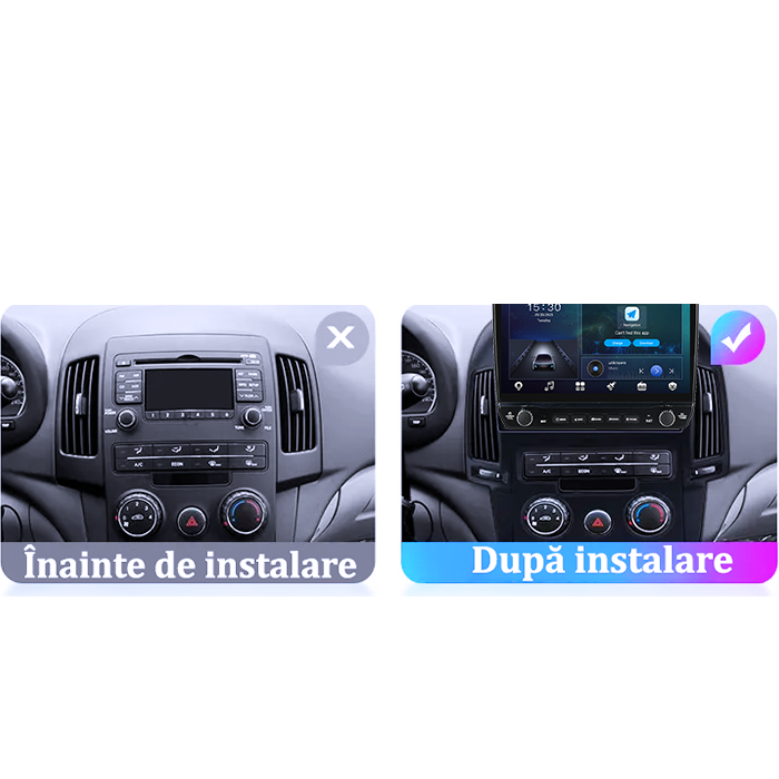 Navigatie dedicata Hyundai I30 2007-2016 Tesla cu butoane rotative model 2024, 4GB RAM 64GB ROM, Procesor Quadcore, Android 14, Display QLED 10", DSP, Carplay&Android Auto [5]