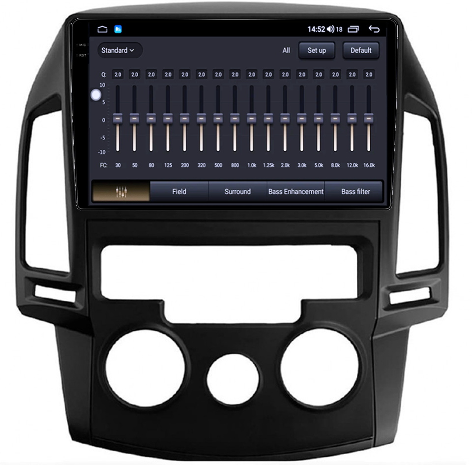 Navigatie dedicata Hyundai i30 2007-2012, clima manuala, 12GB RAM 256GB ROM, Android 13, Rezolutie 2K, Display QLED, 9", DSP, Carplay, Android Auto, Internet, Youtube, Waze, Wi Fi, USB [3]
