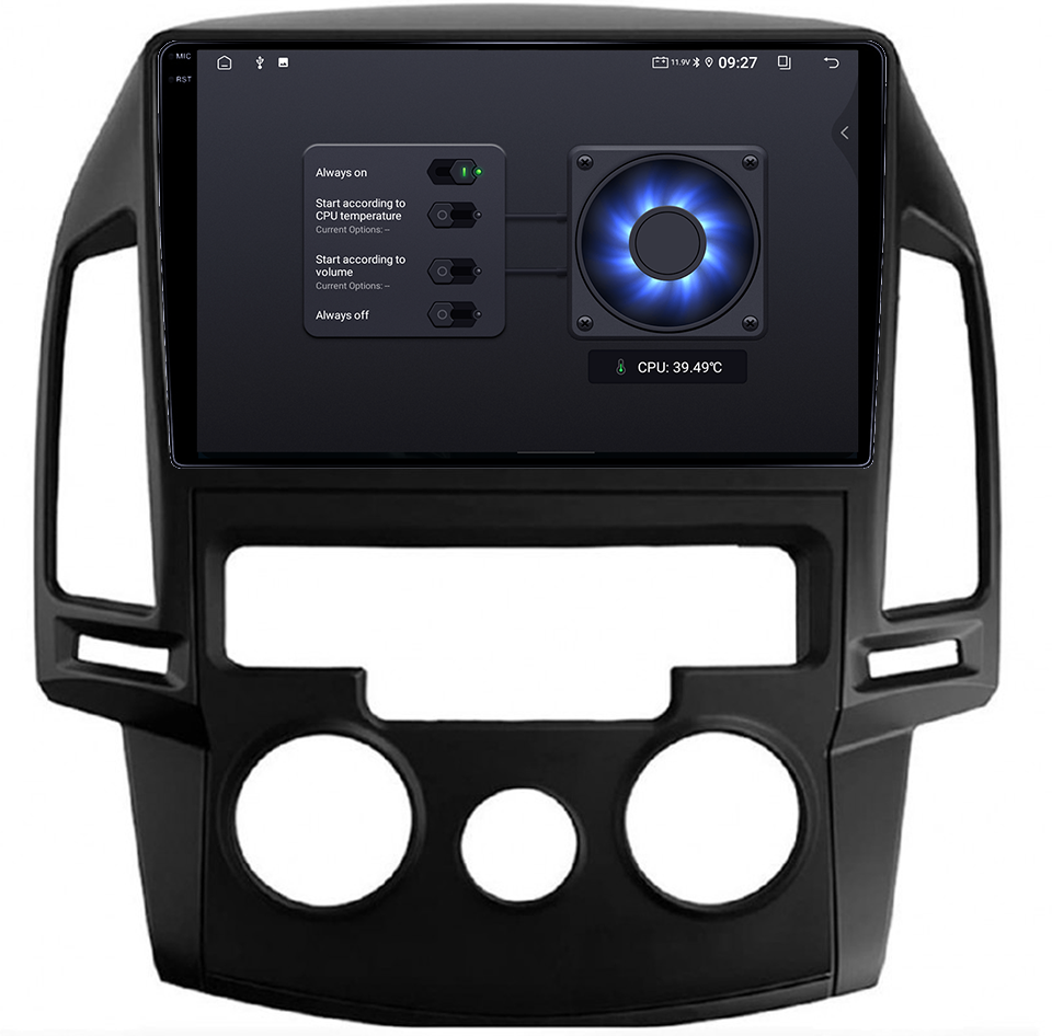 Navigatie dedicata Hyundai i30 2007-2012, clima manuala,, 4GB RAM 64GB ROM, Quad Core, Display 9" QLED 1K, Carplay, Android 14, Bluetooth, Magazin Play, Suport Camere AHD [3]