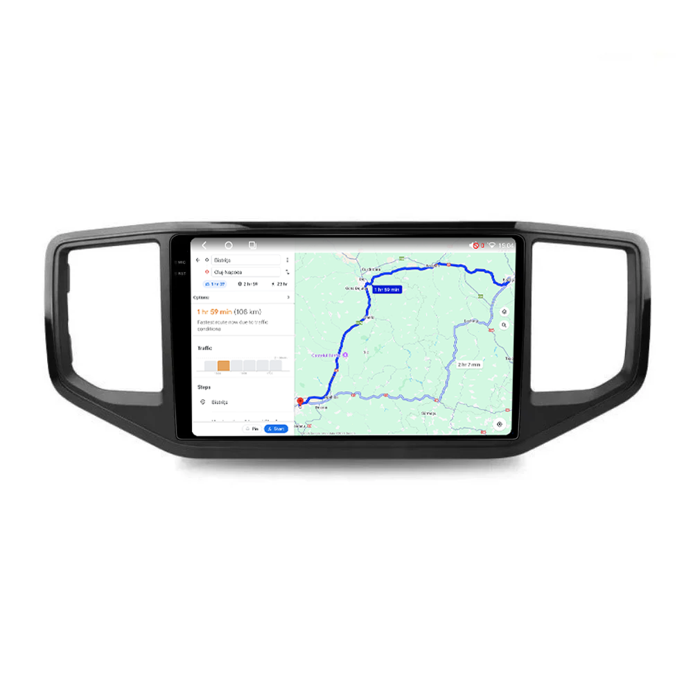 Navigatie dedicata Volkswagen Amarok 2012+, 4GB RAM 32GB ROM, Octacore, Android 14, Display QLED 1K 9", DSP, Carplay&Android Auto, SIM 4G, Bluetooth, Ventilator Activ [3]