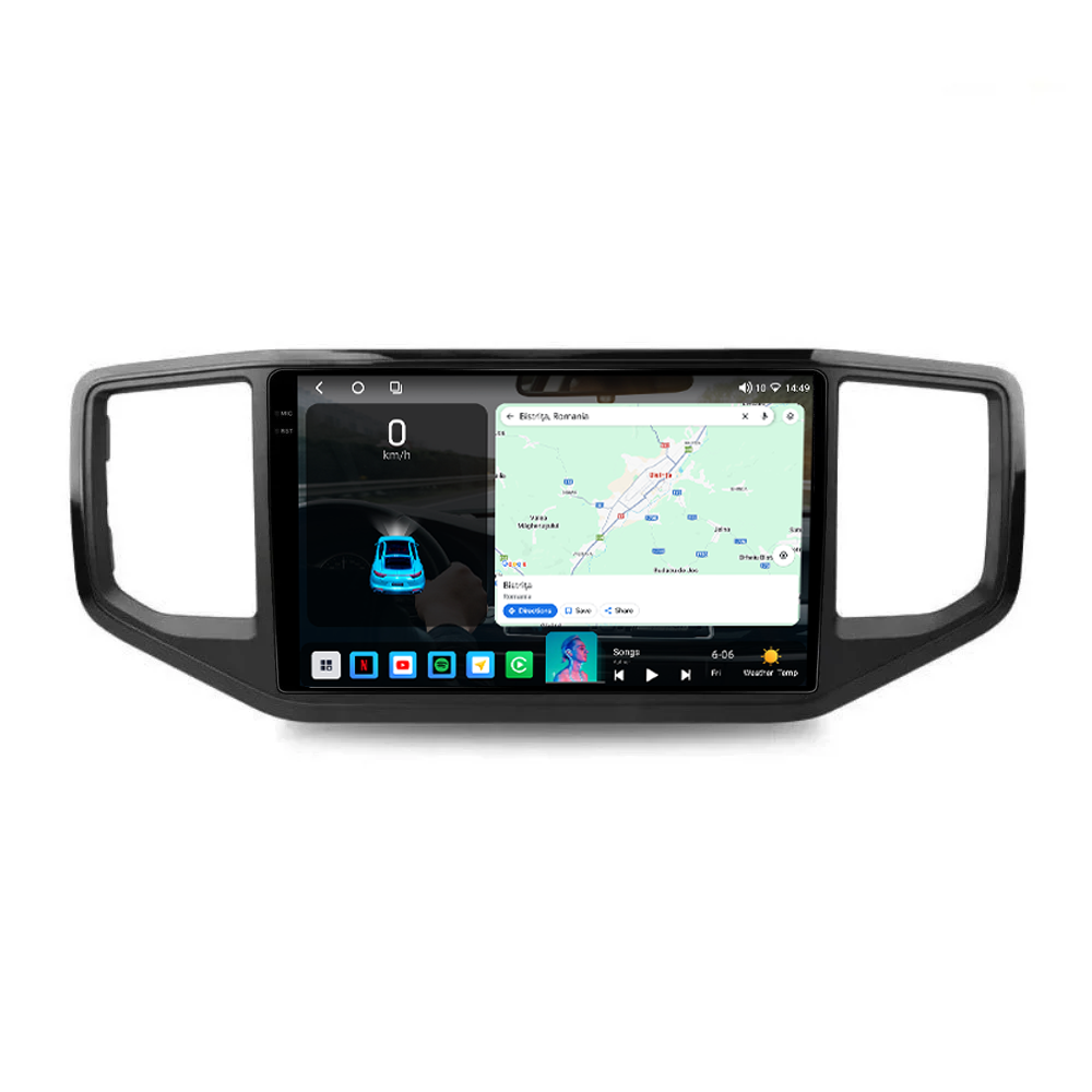 Navigatie dedicata Volkswagen Amarok 2012+, 8GB RAM 128GB ROM, Octacore, Platforma TS18, Android 14, Display QLED 9", Suporta camera 360", DSP, Carplay&Andr [5]
