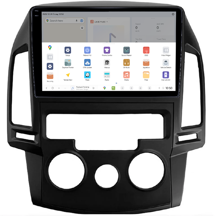 Navigatie dedicata Hyundai i30 2007-2012,Clima Manuala, DUDU3, 4GB RAM 64GB ROM, Octacore, Platforma 8581, Android, Display QLED 9", DSP, Carplay&AndroidAuto [3]