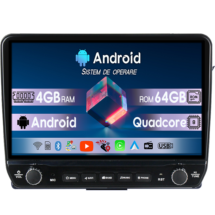 Navigatie dedicata Hyundai I30 2011-2017 Tesla cu butoane rotative model 2024, 4GB RAM 64GB ROM, Procesor Quadcore, Android 14, Display QLED 10", DSP, Carplay&Android Auto [1]