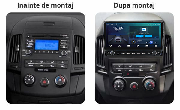 Navigatie dedicata Hyundai I30 2007-2016, clima manuala, Tesla cu butoane rotative model 2024, 4GB RAM 64GB ROM, Procesor Quadcore, Android 14, Display QLED 10", DSP, Carplay&Android Auto [7]