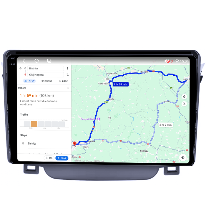 Navigatie dedicata Hyundai I30 2011-2015, 4GB RAM 64GB ROM, Procesor Qualcomm Octacore, Android 14, Rezolutie 2K, Display QLED 9", DSP, Carplay&Android Auto, SIM 4G [6]