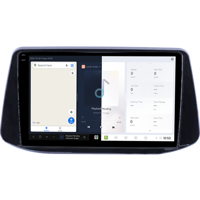 Navigatie dedicata Hyundai I30 2018, DUDU3, 4GB RAM 64GB ROM, Octacore, Platforma 8581, Android, Display QLED 9", DSP, Carplay&AndroidAuto [2]
