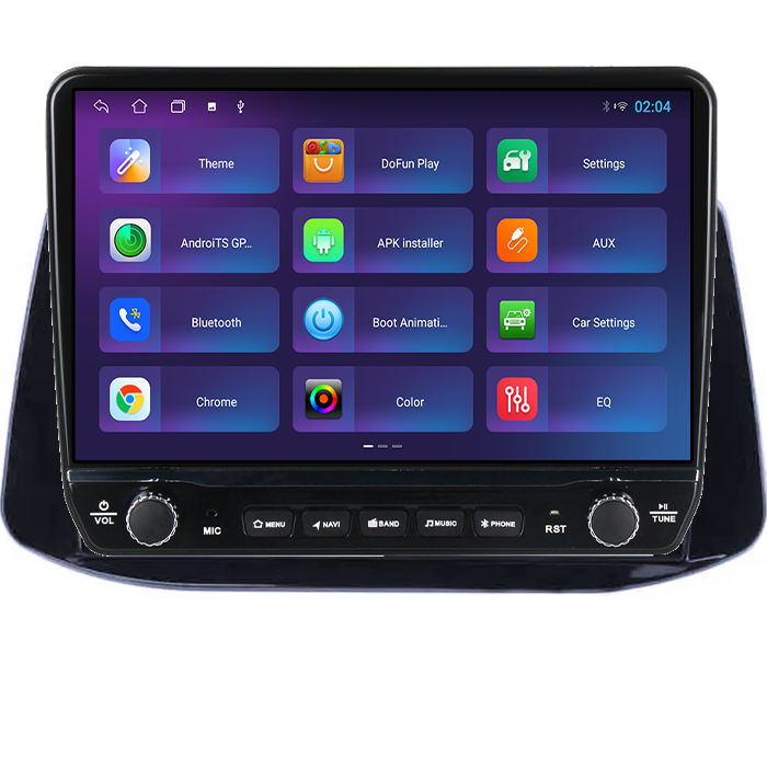 Navigatie dedicata Hyundai I30 2018 Tesla cu butoane rotative model 2024, 4GB RAM 64GB ROM, Procesor Quadcore, Android 14, Display QLED 10", DSP, Carplay&Android Auto [4]