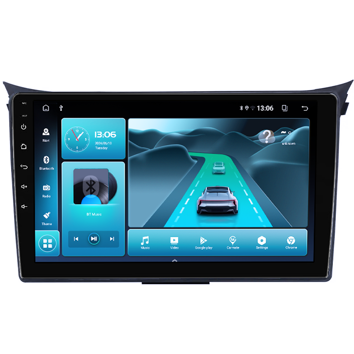 Navigatie dedicata Hyundai I30 2011-2017, 8GB RAM 128GB ROM, Octacore, Platforma TS18, Android 13, Display QLED 9”, Suporta camera 360º, DSP, Carplay&Android Auto, SIM 4G, Ventilator Activ [3]