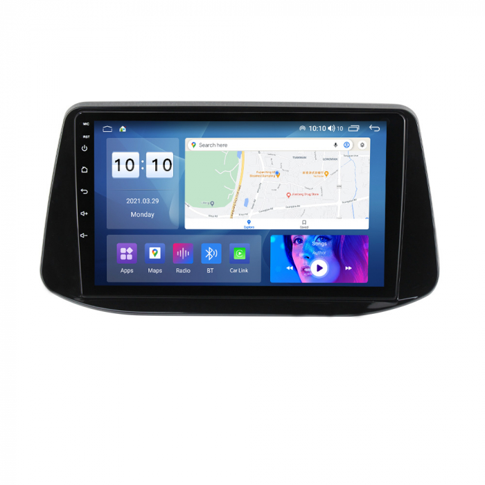 Navigatie dedicata Hyundai I30 2018, 4GB RAM 64GB ROM, Octacore, Android 13, Display QLED 10", DSP, Carplay, Android Auto, Internet, Youtube, Waze, WIFI, Bluetooth [4]