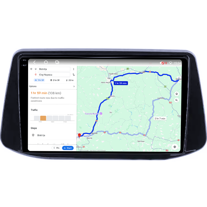 Navigatie dedicata Hyundai I30 2018, 4GB RAM 64GB ROM, Octacore, Android 14, Display QLED 1K 10", Carplay&Android Auto, SIM 4G, Ventilator Activ [4]