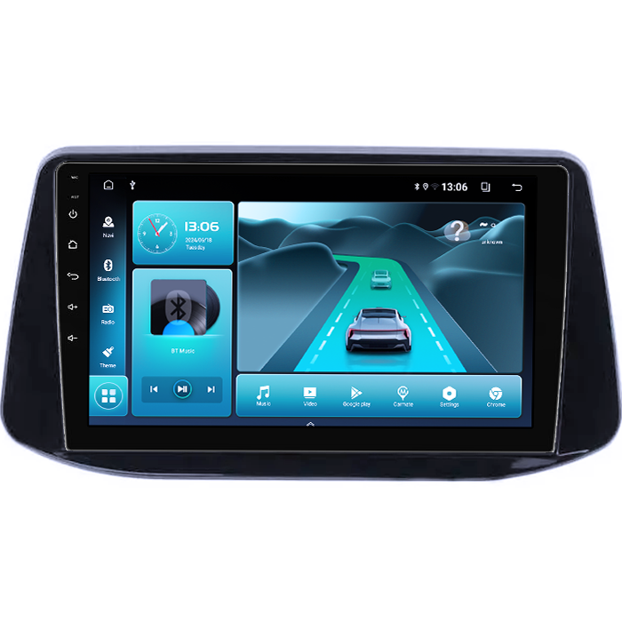 Navigatie dedicata HYUNDAI I30 2018, 8GB RAM 128GB ROM, Octacore, Platforma TS18, Android 13, Display QLED 9”, Suporta camera 360º, DSP, Carplay&Android Auto, SIM 4G, Ventilator Activ [3]