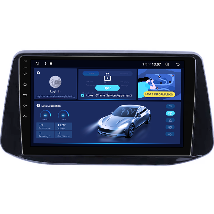 Navigatie dedicata HYUNDAI I30 2018, 8GB RAM 128GB ROM, Octacore, Platforma TS18, Android 13, Display QLED 9”, Suporta camera 360º, DSP, Carplay&Android Auto, SIM 4G, Ventilator Activ [2]