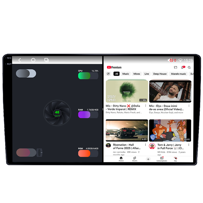 Navigatie dedicata Hyundai i40 2016, 4GB RAM 64GB ROM, Procesor Qualcomm Octacore, Android 14, Rezolutie 2K, Display QLED 9", DSP, Carplay&Android Auto, SIM 4G [4]
