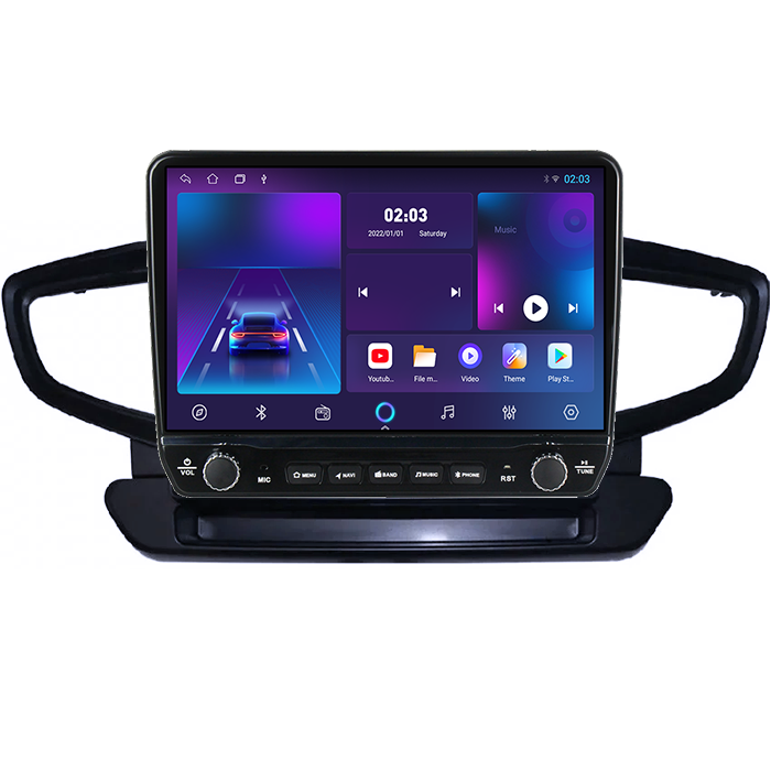 Navigatie dedicata Hyundai Ioniq 2016-2020 Tesla cu butoane rotative model 2024, 4GB RAM 64GB ROM, Procesor Quadcore, Android 14, Display QLED 10", DSP, Carplay&Android Auto [6]