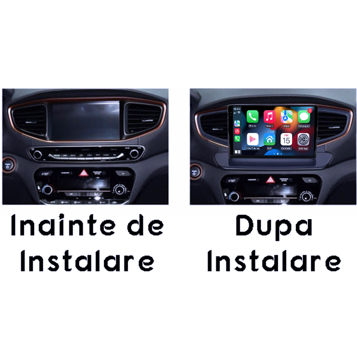 Navigatie dedicata Hyundai Ioniq 2016-2020, 4GB RAM 64GB ROM, Procesor Qualcomm Octacore, Android 14, Rezolutie 2K, Display QLED 9", DSP, Carplay&Android Auto, SIM 4G [6]