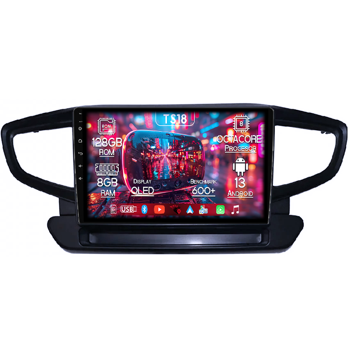 Navigatie dedicata Hyundai Ioniq 2016-2020, 8GB RAM 128GB ROM, Octacore, Platforma TS18, Android 13, Display QLED 9”, Suporta camera 360º, DSP, Carplay&Android Auto, SIM 4G, Ventilator Activ [1]