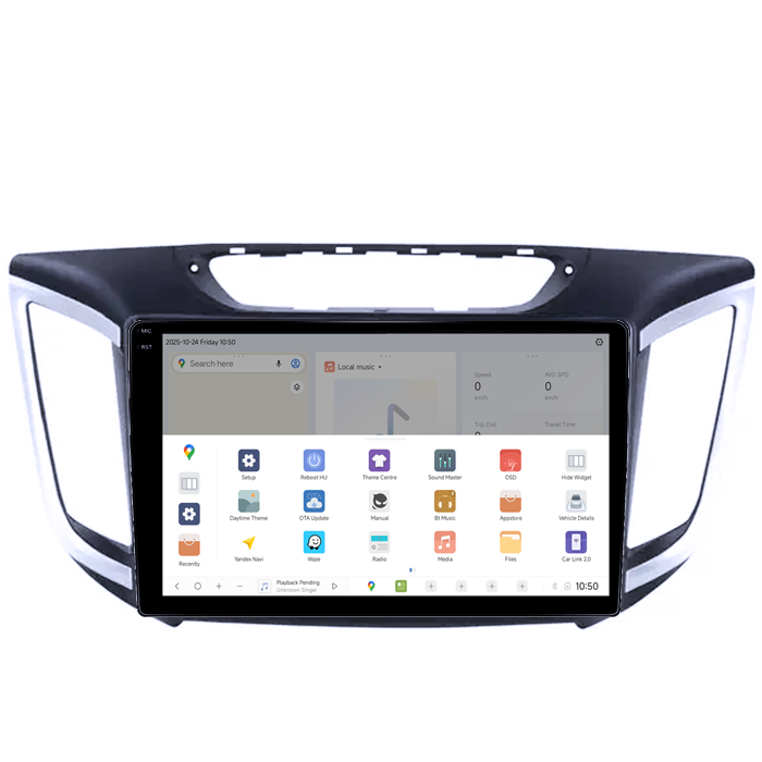 Navigatie dedicata Hyundai IX25/Creta, DUDU3, 4GB RAM 64GB ROM, Octacore, Platforma 8581, Android, Display QLED 9", DSP, Carplay&AndroidAuto [3]