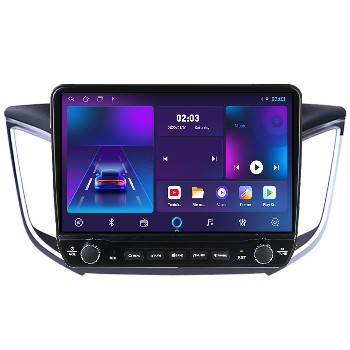 Navigatie dedicata Hyundai Ioniq 2016-2020 Tesla cu butoane rotative model 2024, 4GB RAM 64GB ROM, Procesor Quadcore, Android 14, Display QLED 10", DSP, Carplay&Android Auto - Copie [6]