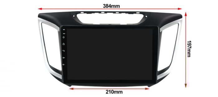 Navigatie dedicata Hyundai IX25 2015-2019, 4 GB RAM 32 ROM, Android 13, Display QLED, 10", DSP, Carplay, Android Auto, Internet, Youtube , Waze , WI-FI , USB , Bluetooth [6]