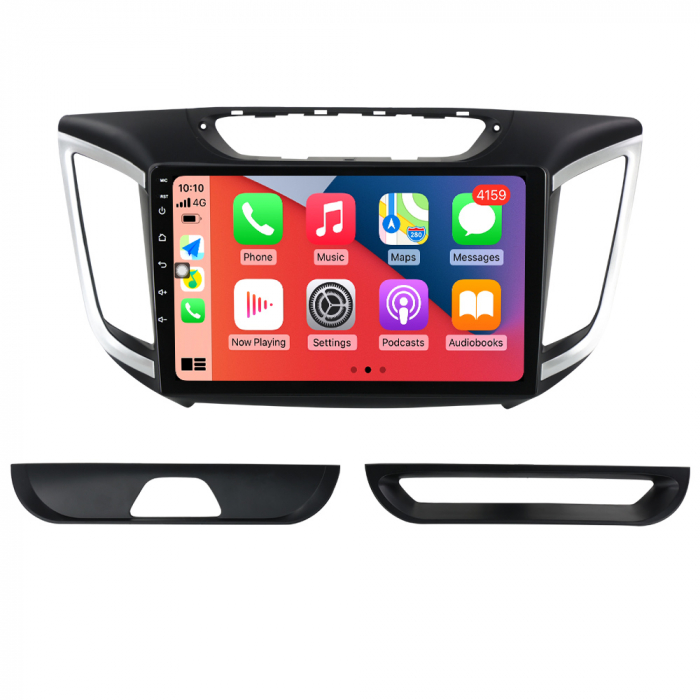 Navigatie dedicata Hyundai IX25 2015-2019, 4 GB RAM 32 ROM, Android 13, Display QLED, 10", DSP, Carplay, Android Auto, Internet, Youtube , Waze , WI-FI , USB , Bluetooth [4]