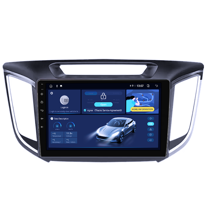Navigatie dedicata Hyundai IX25 2015-2019,8GB RAM 128GB ROM, Octacore, Platforma TS18, Android 13, Display QLED 9”, Suporta camera 360º, DSP, Carplay&Android Auto, SIM 4G, Ventilator Activ [2]