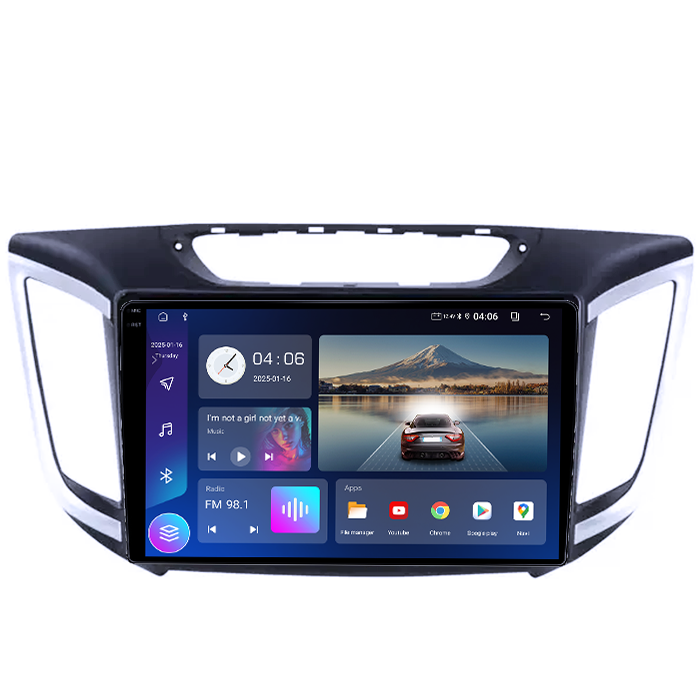 Navigatie dedicata Hyundai IX25 2015-2019,Android 14, Wireless Carplay si Android auto 4GB RAM 64GB ROM, Display QLED 1K, 9 inch, Microfon Extern [2]