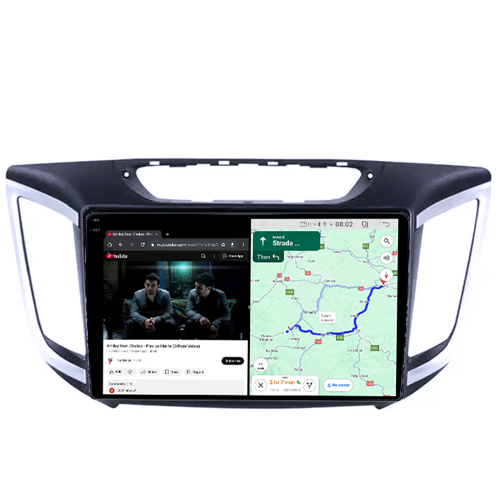 Navigatie dedicata Hyundai IX25 2015-2019,Android 14, Wireless Carplay si Android auto 4GB RAM 64GB ROM, Display QLED 1K, 9 inch, Microfon Extern [5]
