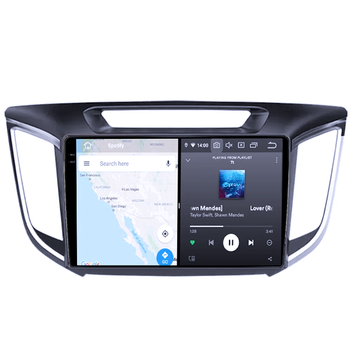 Navigatie dedicata Hyundai IX25/Creta, 8GB RAM 128GB ROM, Octacore, Platforma 7862, Android 14, Display QLED 9", Suporta camera 360", DSP, Carplay&Android Auto, SIM 4 [2]