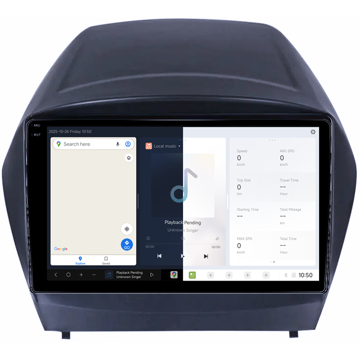 Navigatie dedicata Hyundai IX35 2009-2015, DUDU3, 4GB RAM 64GB ROM, Octacore, Platforma 8581, Android, Display QLED 9", DSP, Carplay&AndroidAuto [2]