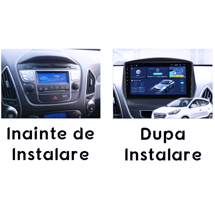 Navigatie dedicata Hyundai IX35 2009-2015, DUDU3, 4GB RAM 64GB ROM, Octacore, Platforma 8581, Android, Display QLED 9", DSP, Carplay&AndroidAuto [6]