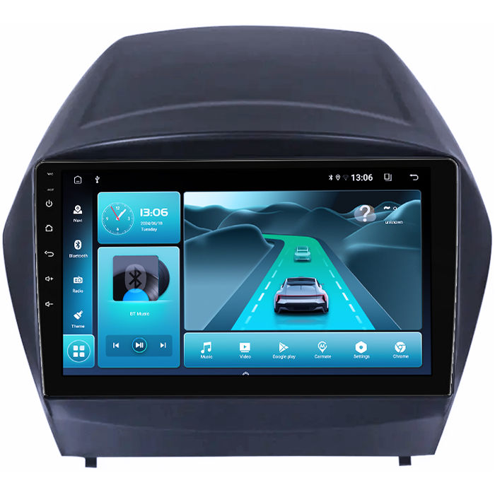Navigatie dedicata Hyundai IX35 2009-2015, 8GB RAM 128GB ROM, Octacore, Platforma TS18, Android 13, Display QLED 9”, Suporta camera 360º, DSP, Carplay&Android Auto, SIM 4G, Ventilator Activ [3]