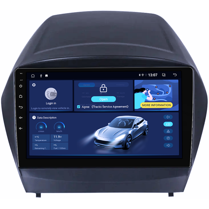 Navigatie dedicata Hyundai IX35 2009-2015, 8GB RAM 128GB ROM, Octacore, Platforma TS18, Android 13, Display QLED 9”, Suporta camera 360º, DSP, Carplay&Android Auto, SIM 4G, Ventilator Activ [2]