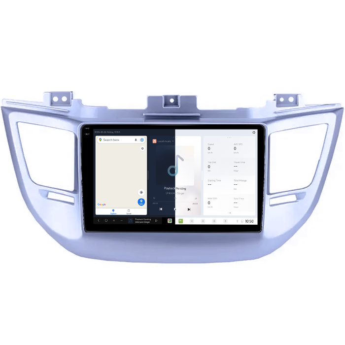 Navigatie dedicata Hyundai Tucson IX35 2014-2018, DUDU3, 4GB RAM 64GB ROM, Octacore, Platforma 8581, Android, Display QLED 9", DSP, Carplay&AndroidAuto [2]