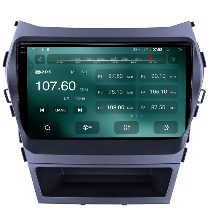 Navigatie dedicata Hyundai IX45 2013-2017, 4GB RAM 64GB ROM, Quad Core, Display 9" QLED 1K, Carplay, Android 14, Bluetooth, Magazin Play, Suport Camere AHD [3]