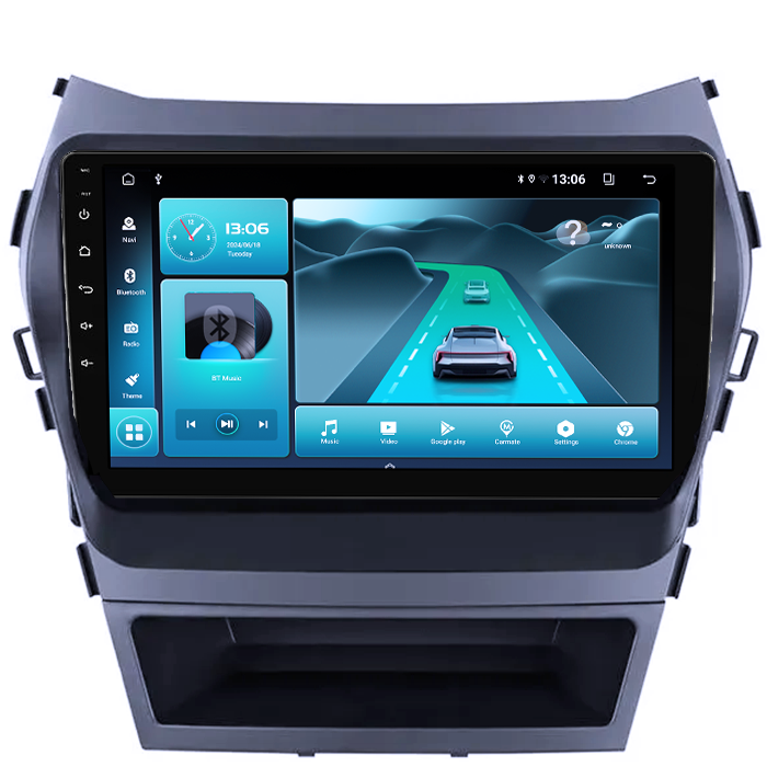 Navigatie dedicata Hyundai IX45 2013-2017, 8GB RAM 128GB ROM, Octacore, Platforma TS18, Android 13, Display QLED 9”, Suporta camera 360º, DSP, Carplay&Android Auto, SIM 4G, Ventilator Activ [3]
