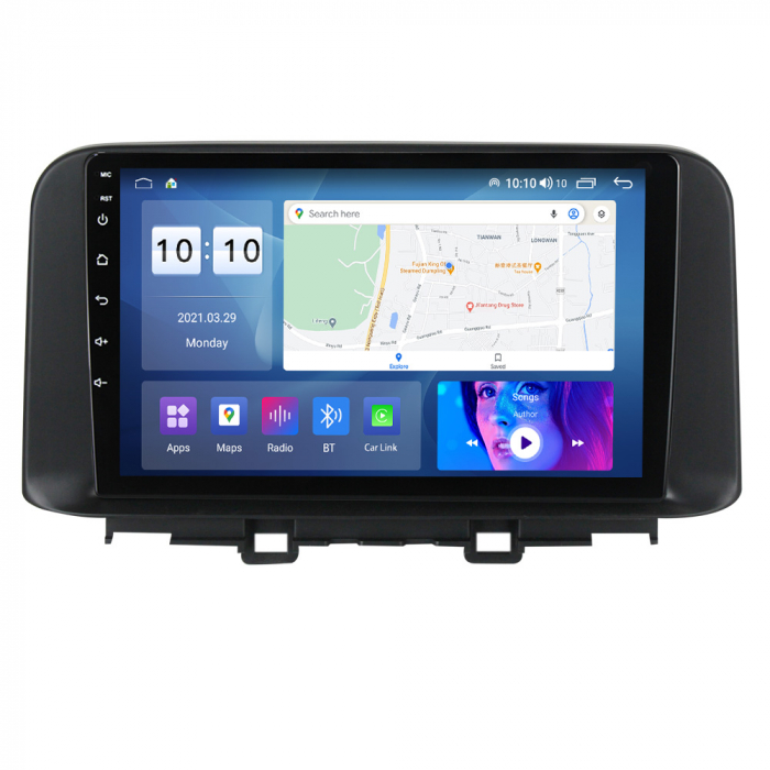 Navigatie dedicata Hyundai KONA 2018-2020, 4GB RAM 64GB ROM, Octacore, Android 13, Display QLED 10", DSP, Carplay, Android Auto, Internet, Youtube, Waze, WIFI, Bluetooth [3]