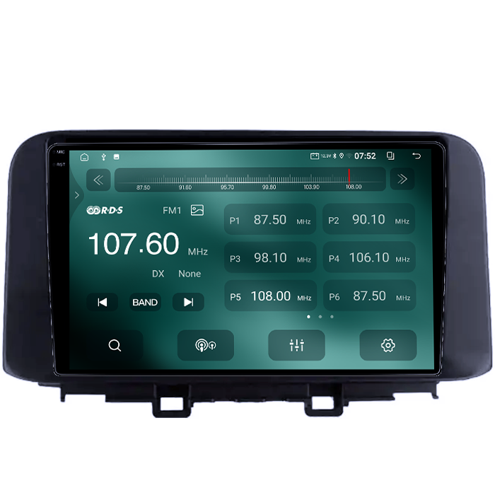 Navigatie dedicata Hyundai Kona 2018-2020, 4GB RAM 64GB ROM, Quad Core, Display 10" QLED 1K, Carplay, Android 14, Bluetooth, Magazin Play, Suport Camere AHD [3]