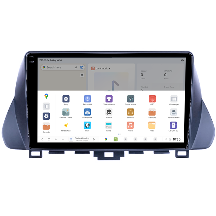 Navigatie dedicata Hyundai Lafesta 2019, DUDU3, 4GB RAM 64GB ROM, Octacore, Platforma 8581, Android, Display QLED 9", DSP, Carplay&AndroidAuto [3]