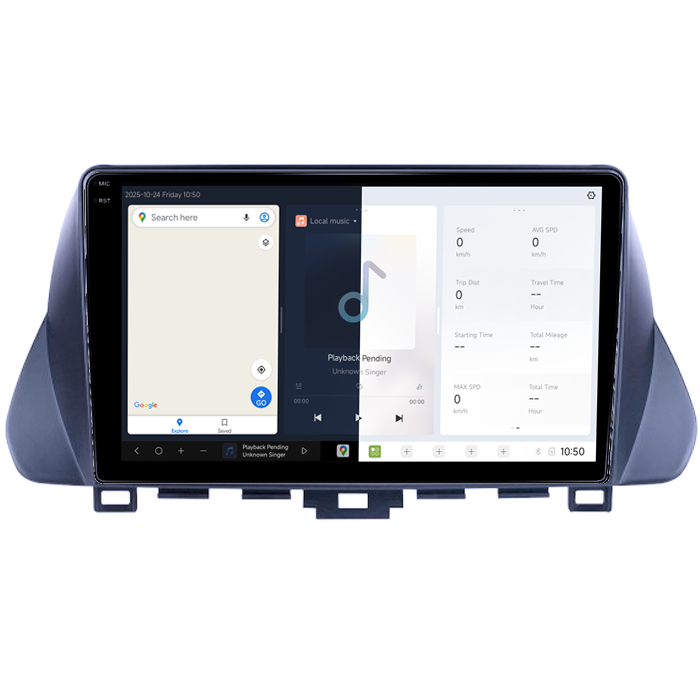 Navigatie dedicata Hyundai Lafesta 2019, DUDU3, 4GB RAM 64GB ROM, Octacore, Platforma 8581, Android, Display QLED 9", DSP, Carplay&AndroidAuto [2]
