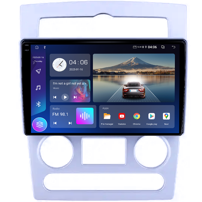 Navigatie dedicata Hyundai Rohens Coupe 2004-2006, 12GB RAM 256GB ROM, Android 14, Rezolutie 2K, Display QLED, 9", DSP, Carplay, Android Auto, Internet, Youtube, Waze, Wi Fi, USB [2]
