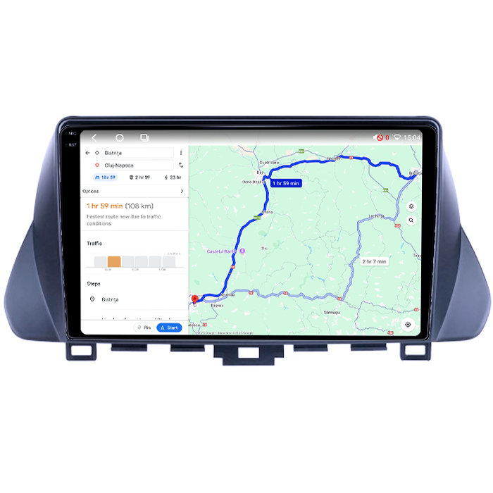 Navigatie dedicata Hyundai Lafesta 2019, 4GB RAM 64GB ROM, Octacore, Android 14, Display QLED 1K 9", Carplay&Android Auto, SIM 4G, Ventilator Activ [5]