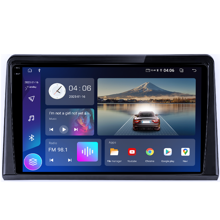 Navigatie dedicata Hyundai Coupe 2004, 12GB RAM 256GB ROM, Android 14, Rezolutie 2K, Display QLED, 9", DSP, Carplay, Android Auto, Internet, Youtube, Waze, Wi Fi, USB [2]