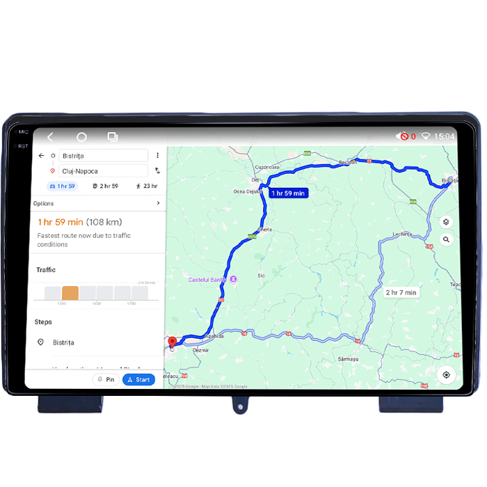 Navigatie dedicata Hyundai Rohens Coupe 2009-2011, 4GB RAM 64GB ROM, Octacore, Android 14, Display QLED 1K 9", Carplay&Android Auto, SIM 4G, Ventilator Activ [4]