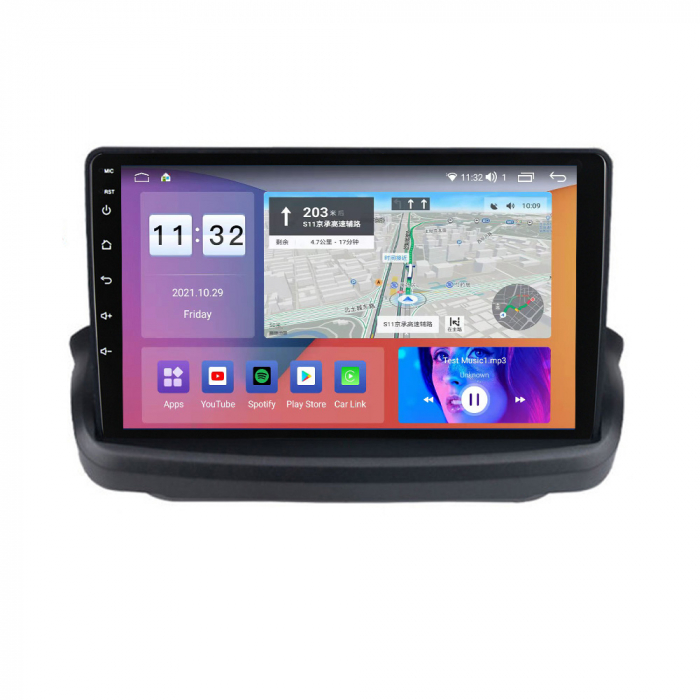 Navigatie dedicata Hyundai Rohens Coupe 2012, 4 GB RAM 32 ROM, Android 13, Display QLED, 9", DSP, Carplay, Android Auto, Internet, Youtube , Waze , WI-FI , USB , Bluetooth [4]