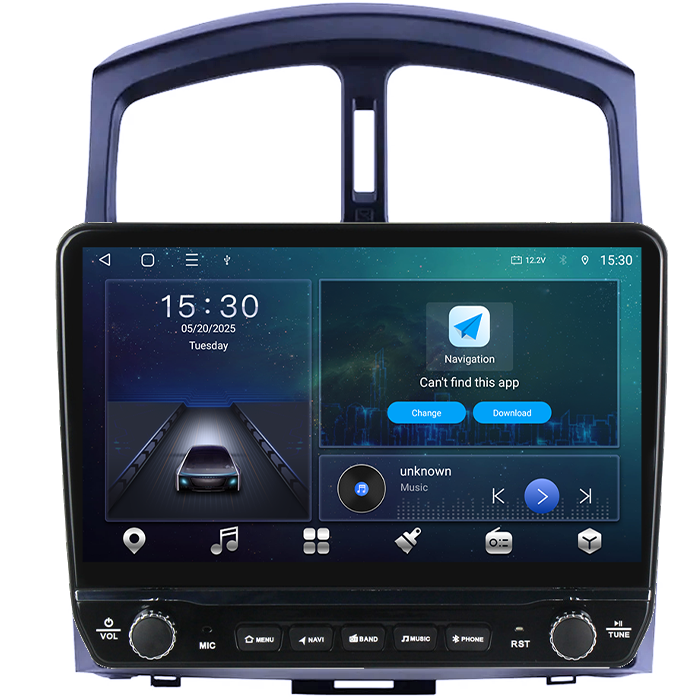 Navigatie dedicata Hyundai Santa Fe 1 2000-2006 Tesla cu butoane rotative model 2024, 4GB RAM 64GB ROM, Procesor Quadcore, Android 14, Display QLED 10", DSP, Carplay&Android Auto [7]